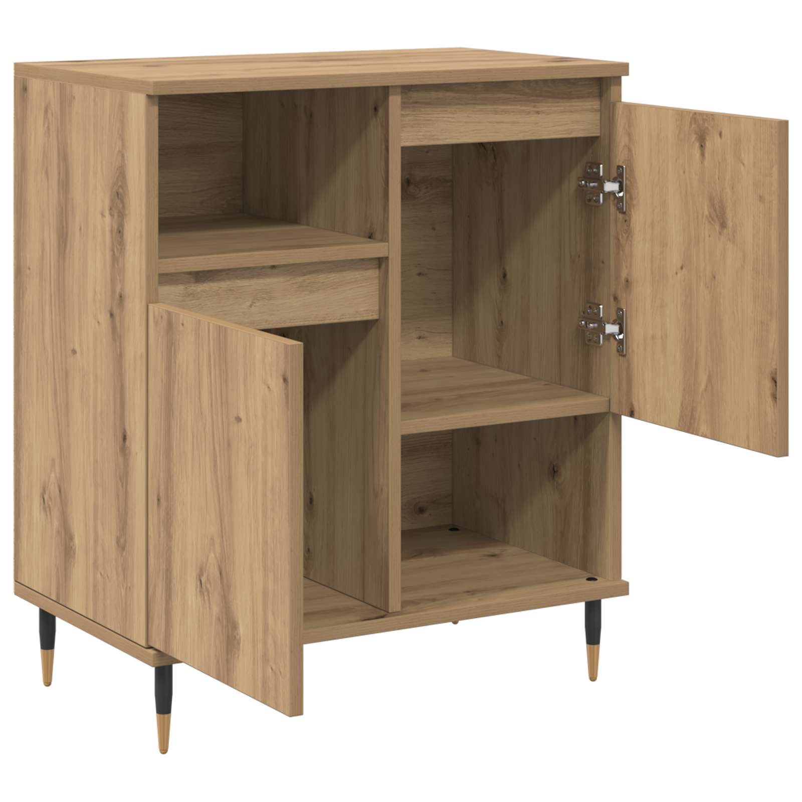 Παραδοσιακά Πλευρικά Έπιπλα 3 pcs Artisan Oak - Pakobazaar