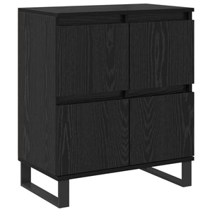 Πλαϊνό γραφείο 2 pcs Μαύρη Οξυά 60 x 35 x 70 cm - Pakobazaar