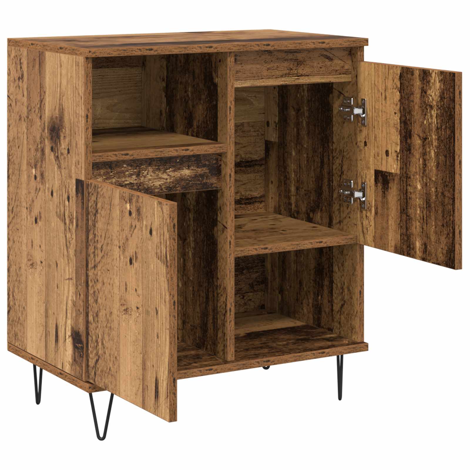 Πλαϊνό γραφείο 2 pcs Παλιό ξύλο 60 x 35 x 70 cm - Pakobazaar