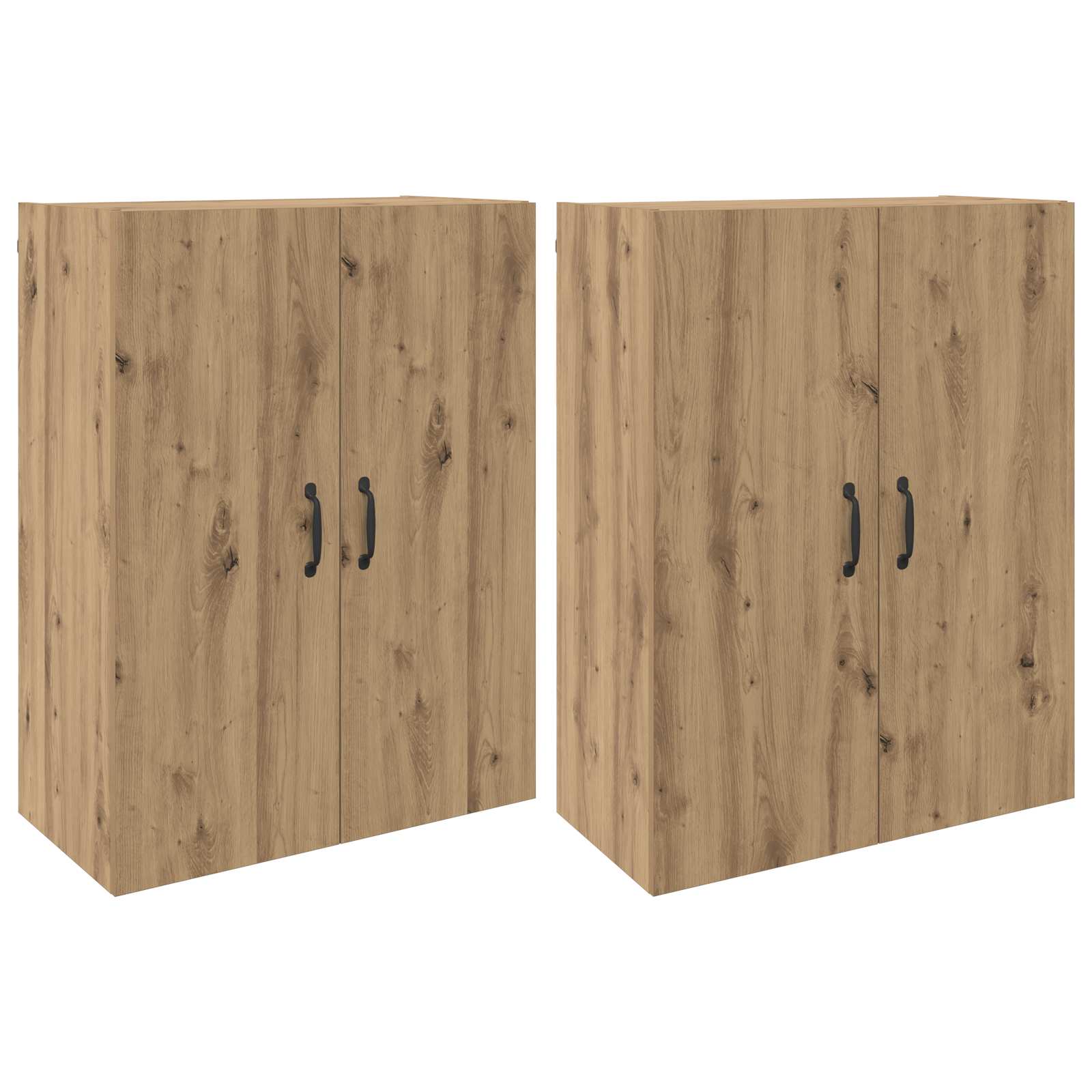 Τοίχου Ντουλάπα Επιτοίχιο 2 pcs Artisan Oak 69,5 x 34 x 90 εκ. - Pakobazaar
