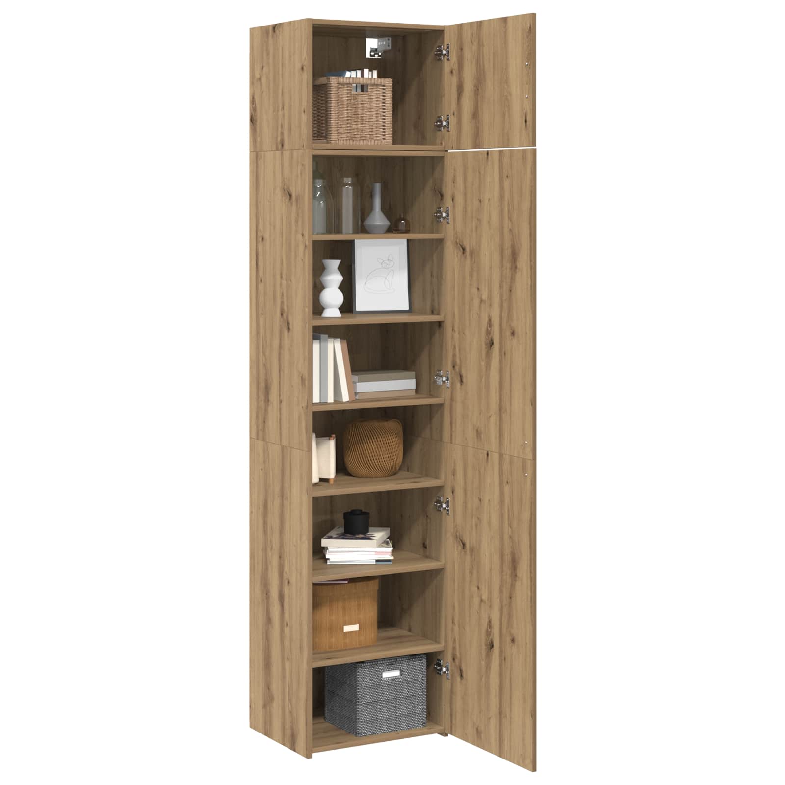 Πλαϊνό γραφείο 3 pcs Artisan Oak - Pakobazaar