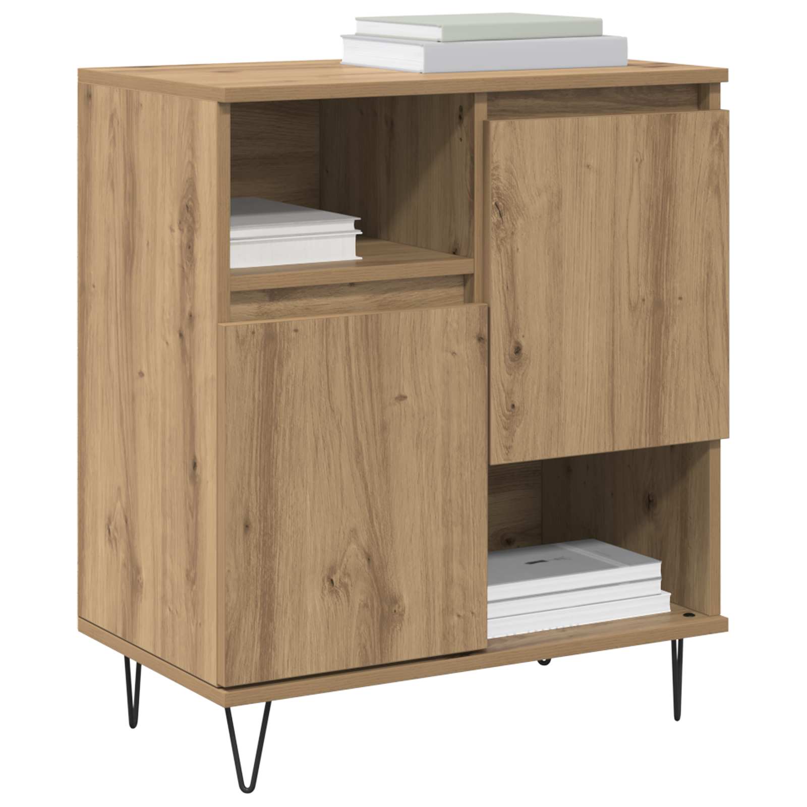 Πλαϊνό γραφείο 3 pcs Artisan Oak 60 x 35 x 70 cm - Pakobazaar