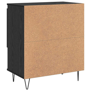 Πλαϊνό γραφείο 3 pcs Μαύρη Οξυά 60 x 35 x 70 cm - Pakobazaar