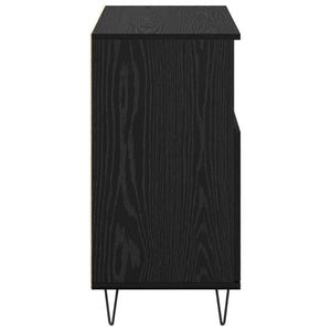 Πλαϊνό γραφείο 3 pcs Μαύρη Οξυά 60 x 35 x 70 cm - Pakobazaar