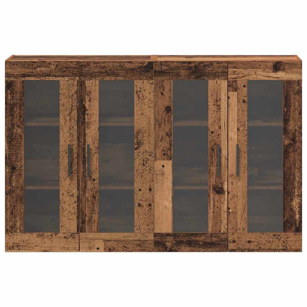 Ντουλάπια Τοίχου 2 pcs Παλαιό ξύλο 69,5 x 34 x 90 εκ.