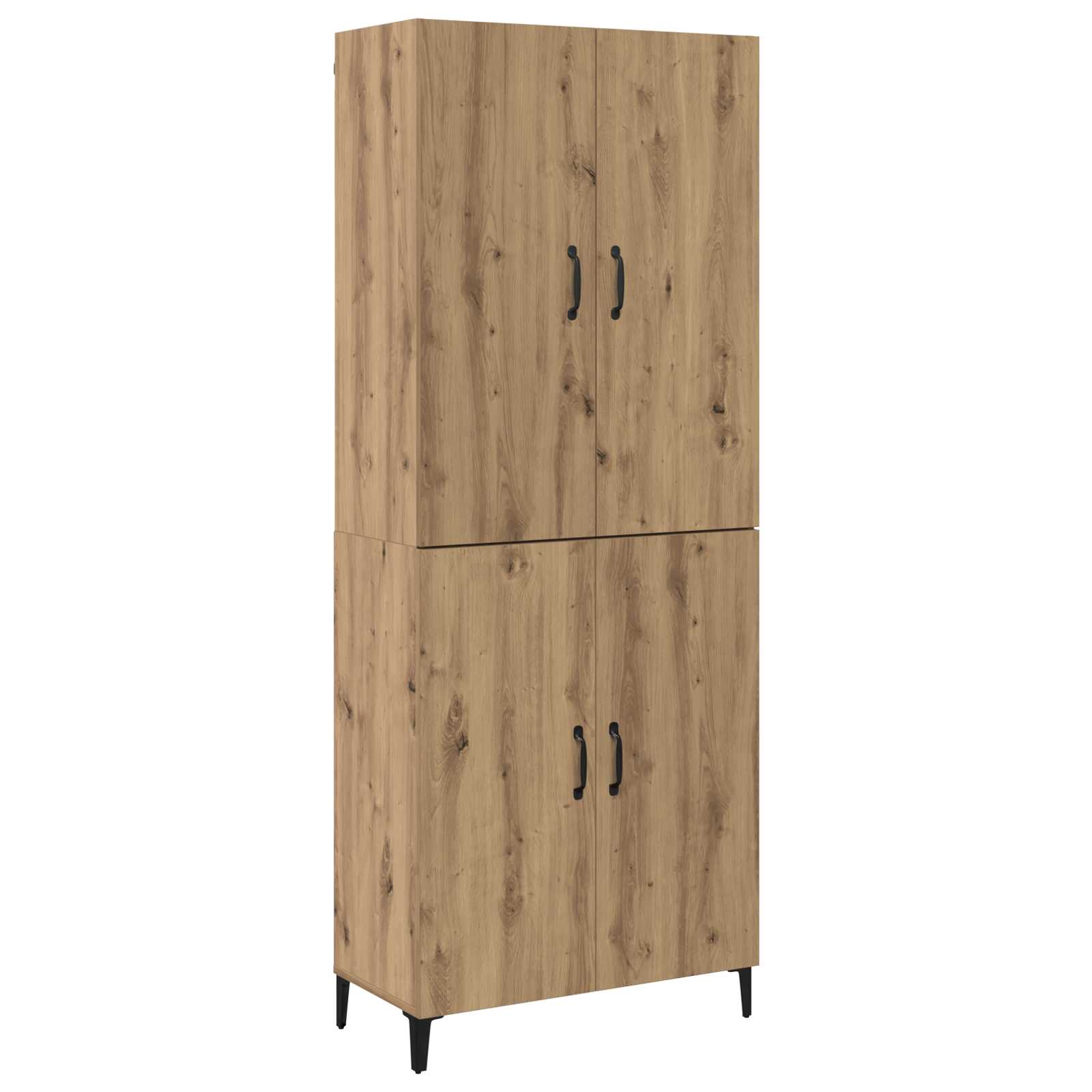 Highboard 2 pcs Artisan Oak Επεξεργασμένο ξύλο - Pakobazaar