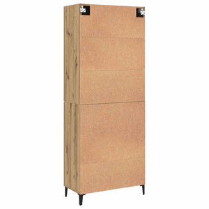 Highboard 2 pcs Artisan Oak Επεξεργασμένο ξύλο - Pakobazaar