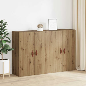 Τοίχου Ντουλάπα Επιτοίχιο 2 pcs Artisan Oak 69,5 x 34 x 90 εκ. - Pakobazaar