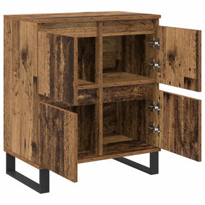 Πλαϊνό γραφείο 3 pcs Παλιό ξύλο 60 x 35 x 70 cm - Pakobazaar