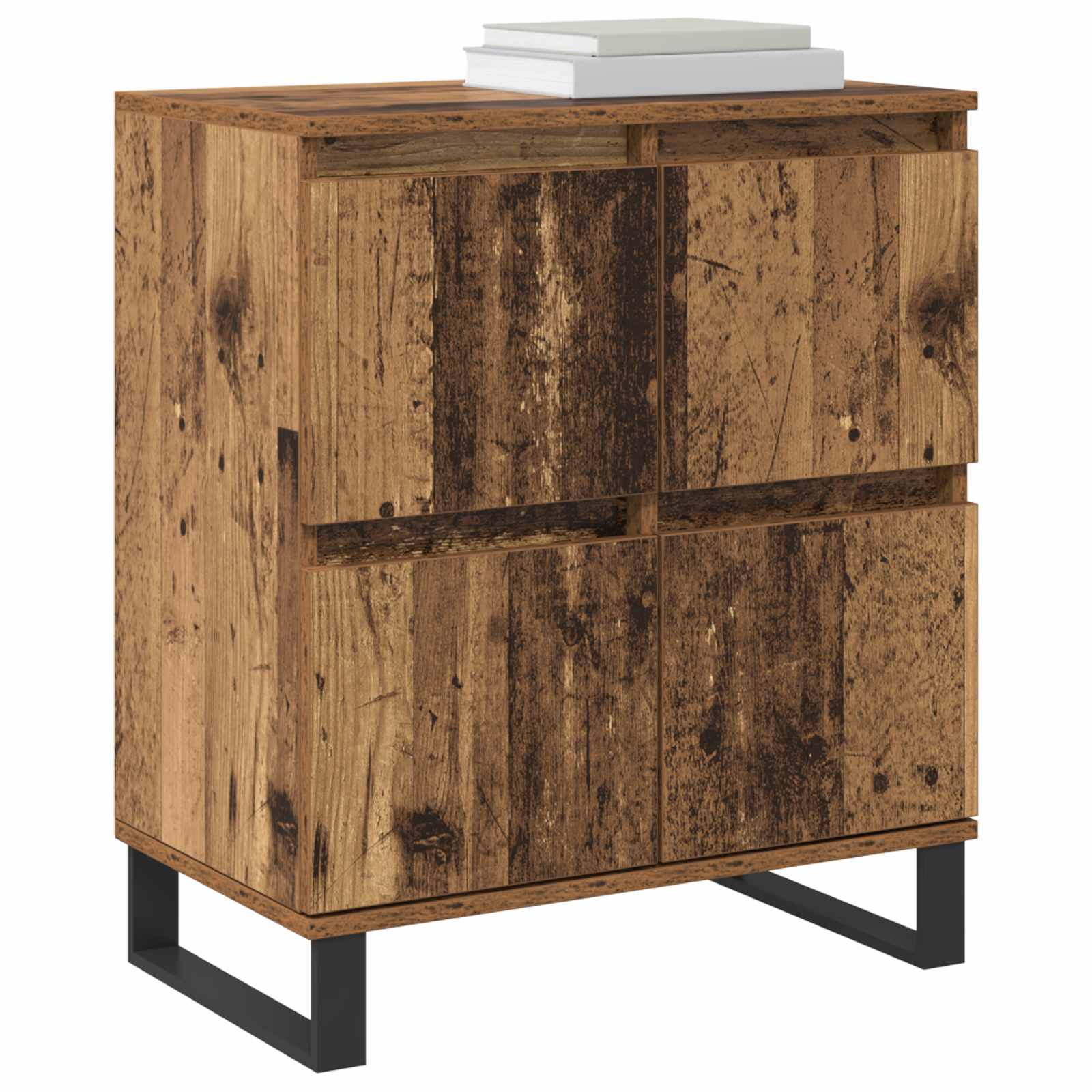 Πλαϊνό γραφείο 3 pcs Παλιό ξύλο 60 x 35 x 70 cm - Pakobazaar