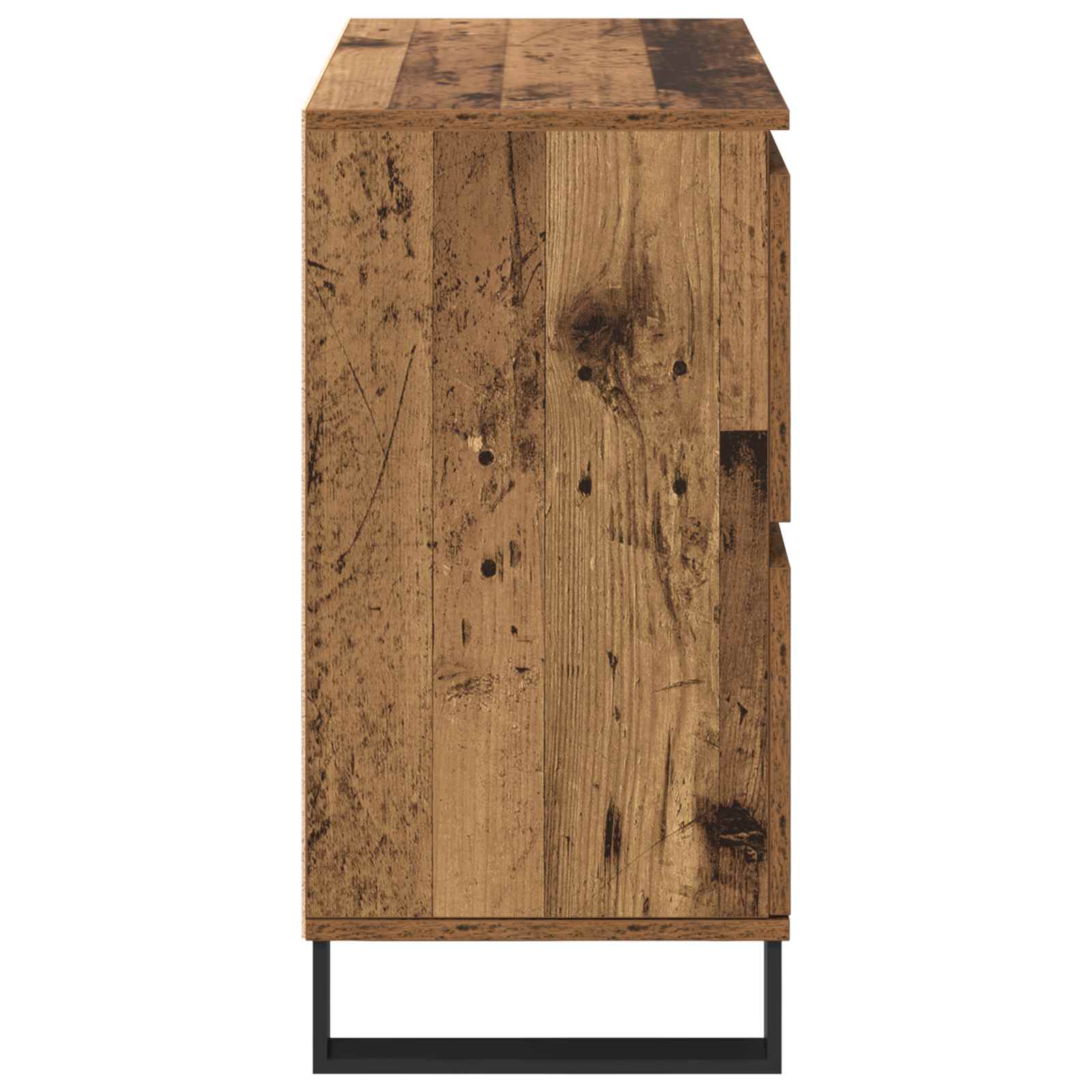 Πλαϊνό γραφείο 3 pcs Παλιό ξύλο 60 x 35 x 70 cm - Pakobazaar