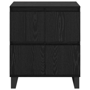 Πλαϊνό γραφείο 3 pcs Μαύρη Οξυά 60 x 35 x 70 cm - Pakobazaar
