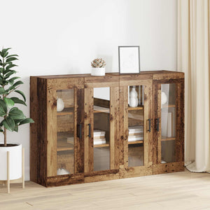 Ντουλάπια Τοίχου 2 pcs Παλαιό ξύλο 69,5 x 34 x 90 εκ. - Pakobazaar