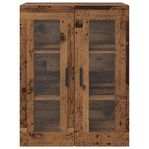 Ντουλάπια Τοίχου 2 pcs Παλαιό ξύλο 69,5 x 34 x 90 εκ. - Pakobazaar