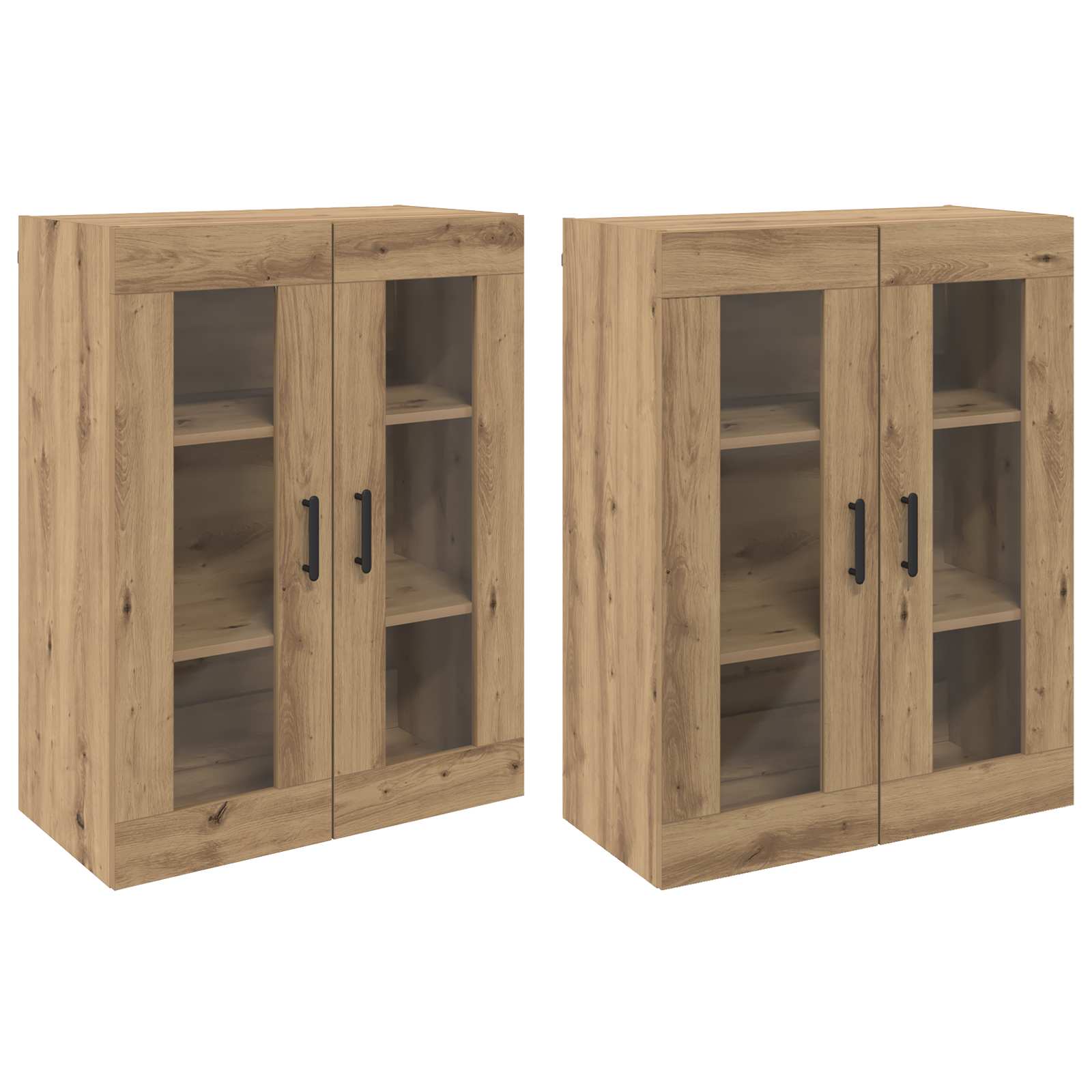 Ντουλάπια Τοίχου 2 pcs artisan δρυς 69,5 x 34 x 90 εκ. - Pakobazaar