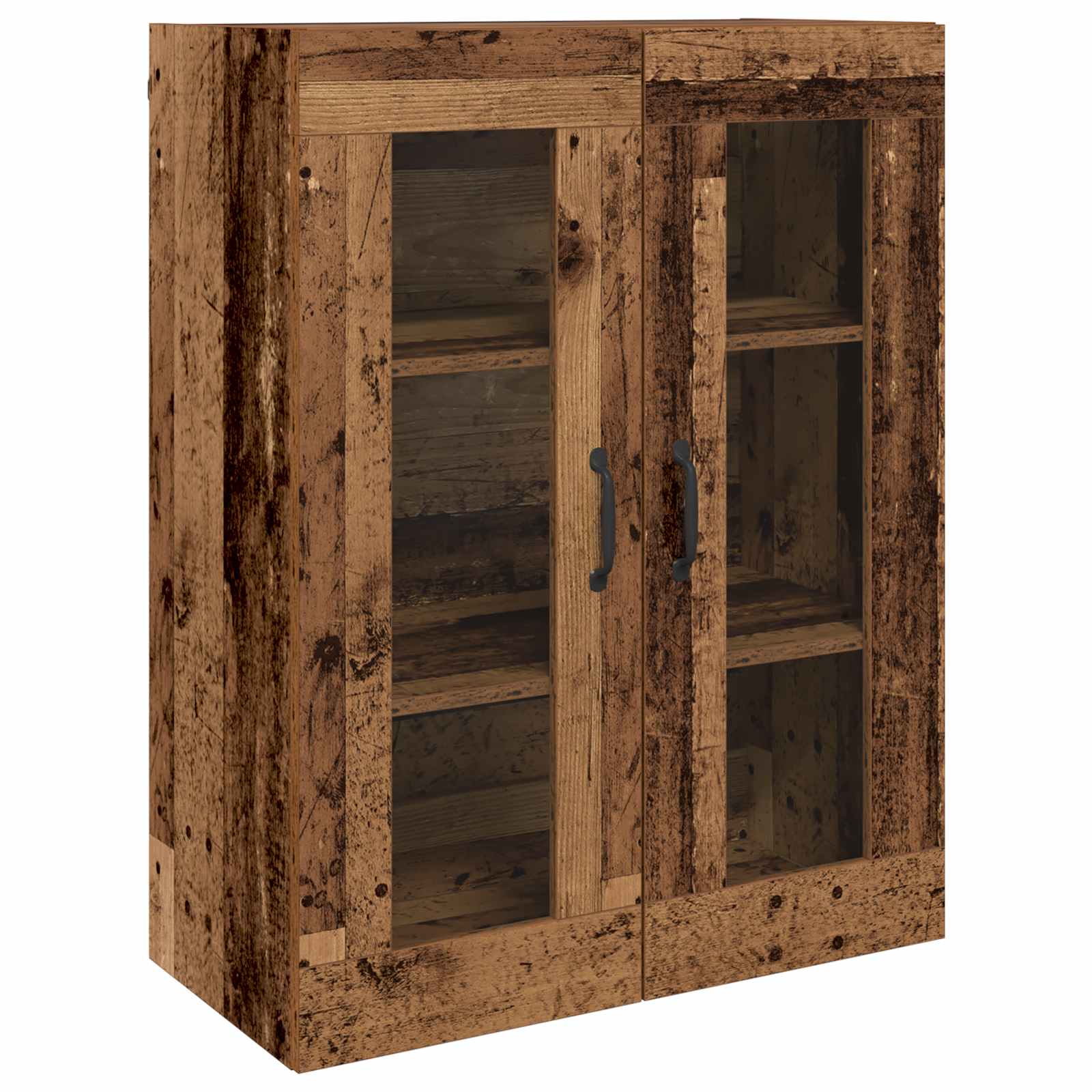 Highboard 2 pcs Παλαιό ξύλο Επεξεργασμένο ξύλο - Pakobazaar