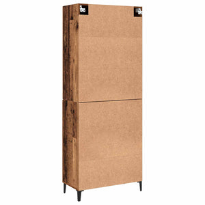 Highboard 2 pcs Παλαιό ξύλο Επεξεργασμένο ξύλο - Pakobazaar