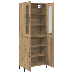 Highboard 2 pcs Artisan Oak Επεξεργασμένο ξύλο - Pakobazaar