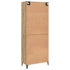 Highboard 2 pcs Artisan Oak Επεξεργασμένο ξύλο - Pakobazaar