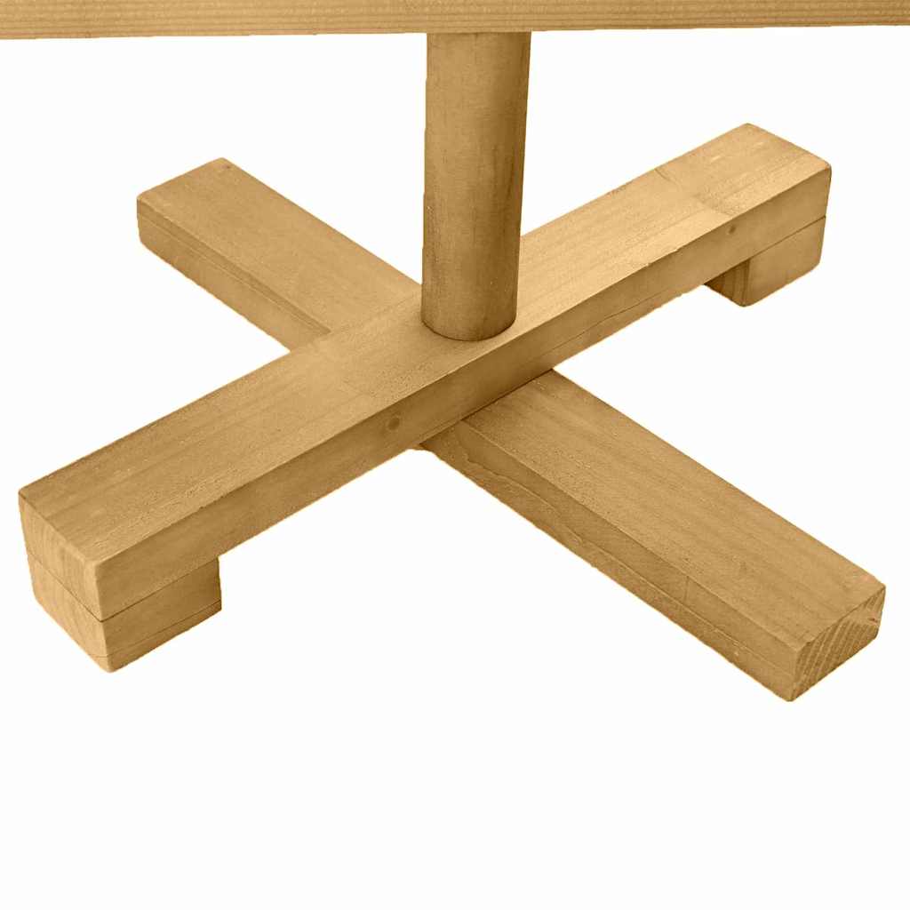 Χριστουγεννιάτικα Δέντρα με βάση Καφέ 150 cm Μασίφ ξύλο πεύκου