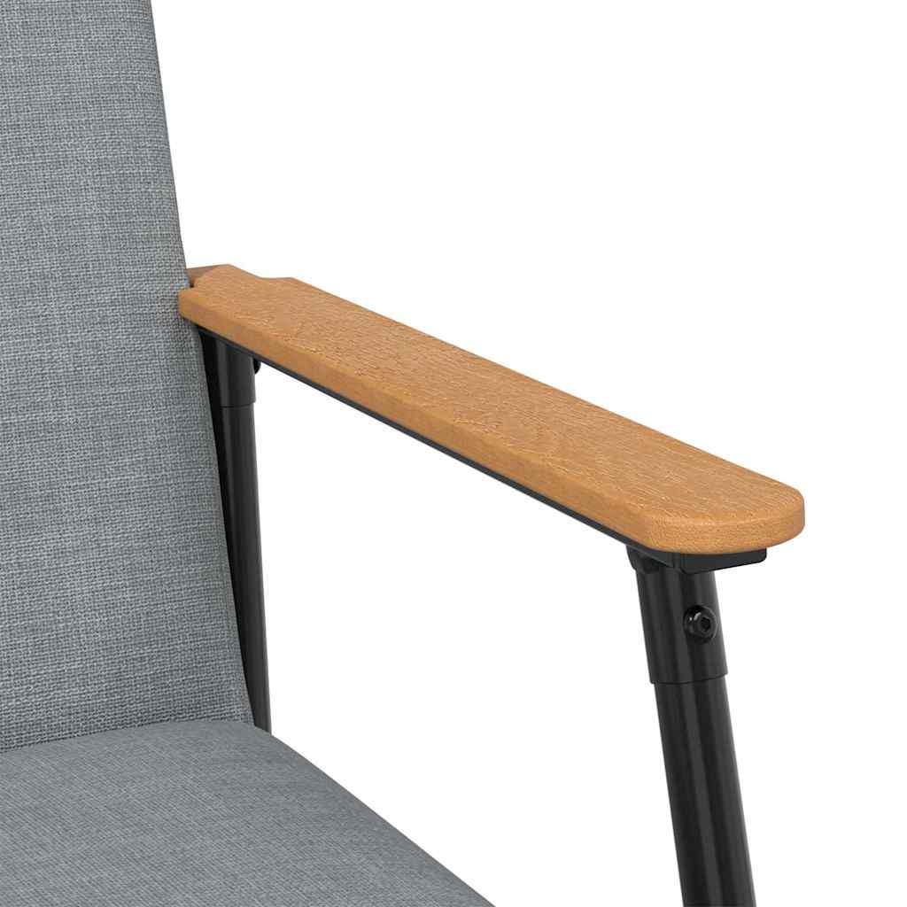 Πολυθρόνα Ανοιχτό γκρι 59 x 75 x 78 εκ ύφασμα