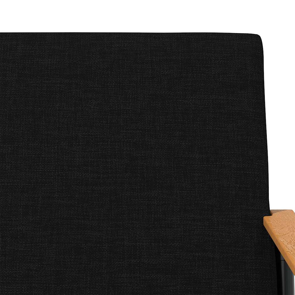 Πολυθρόνα Μαύρο 59 x 75 x 78 εκ ύφασμα - Pakobazaar