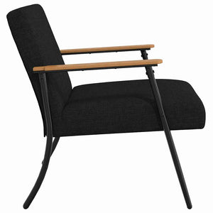 Πολυθρόνα Μαύρο 59 x 75 x 78 εκ ύφασμα - Pakobazaar