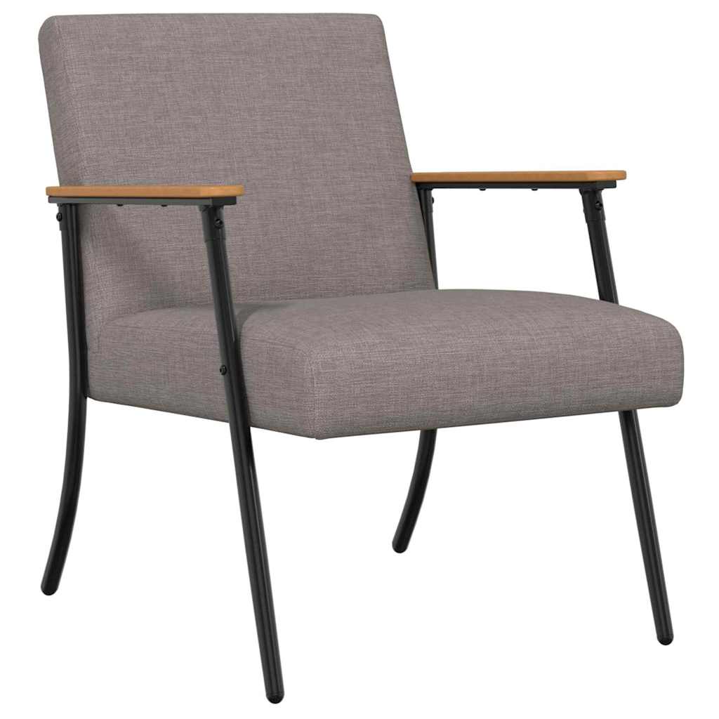 Πολυθρόνα Taupe 59 x 75 x 78 εκ ύφασμα - Pakobazaar