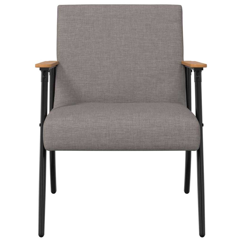 Πολυθρόνα Taupe 59 x 75 x 78 εκ ύφασμα - Pakobazaar
