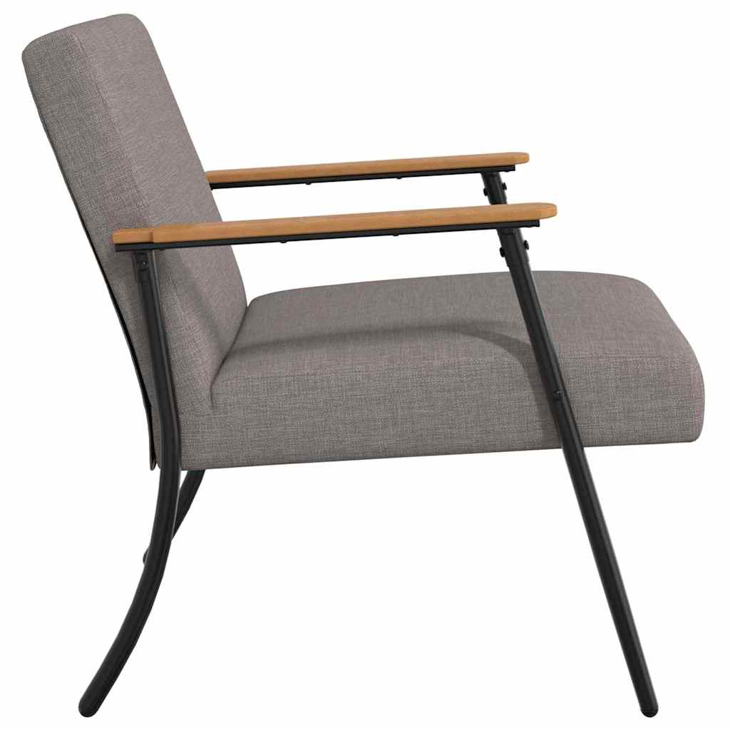 Πολυθρόνα Taupe 59 x 75 x 78 εκ ύφασμα - Pakobazaar