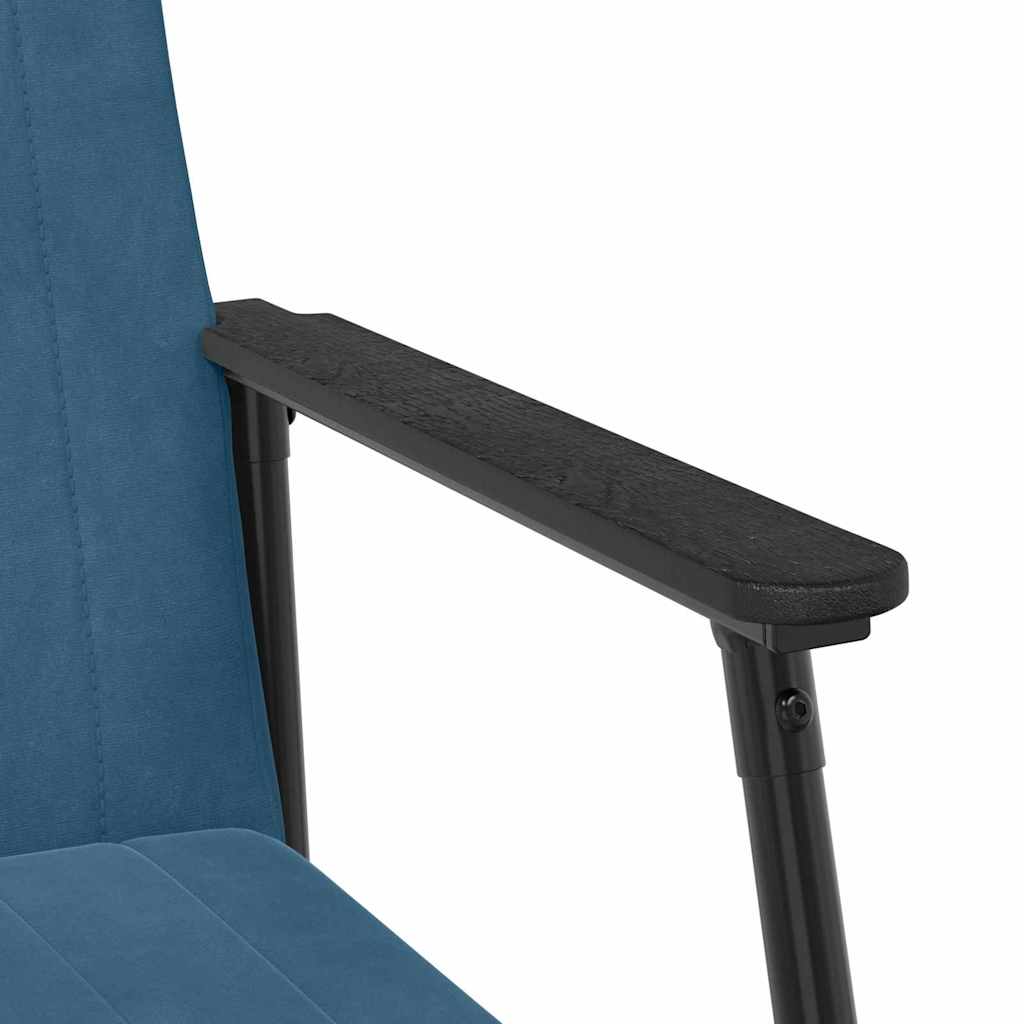 Πολυθρόνα Μπλε 59 x 75 x 78 εκ Βελούδο - Pakobazaar
