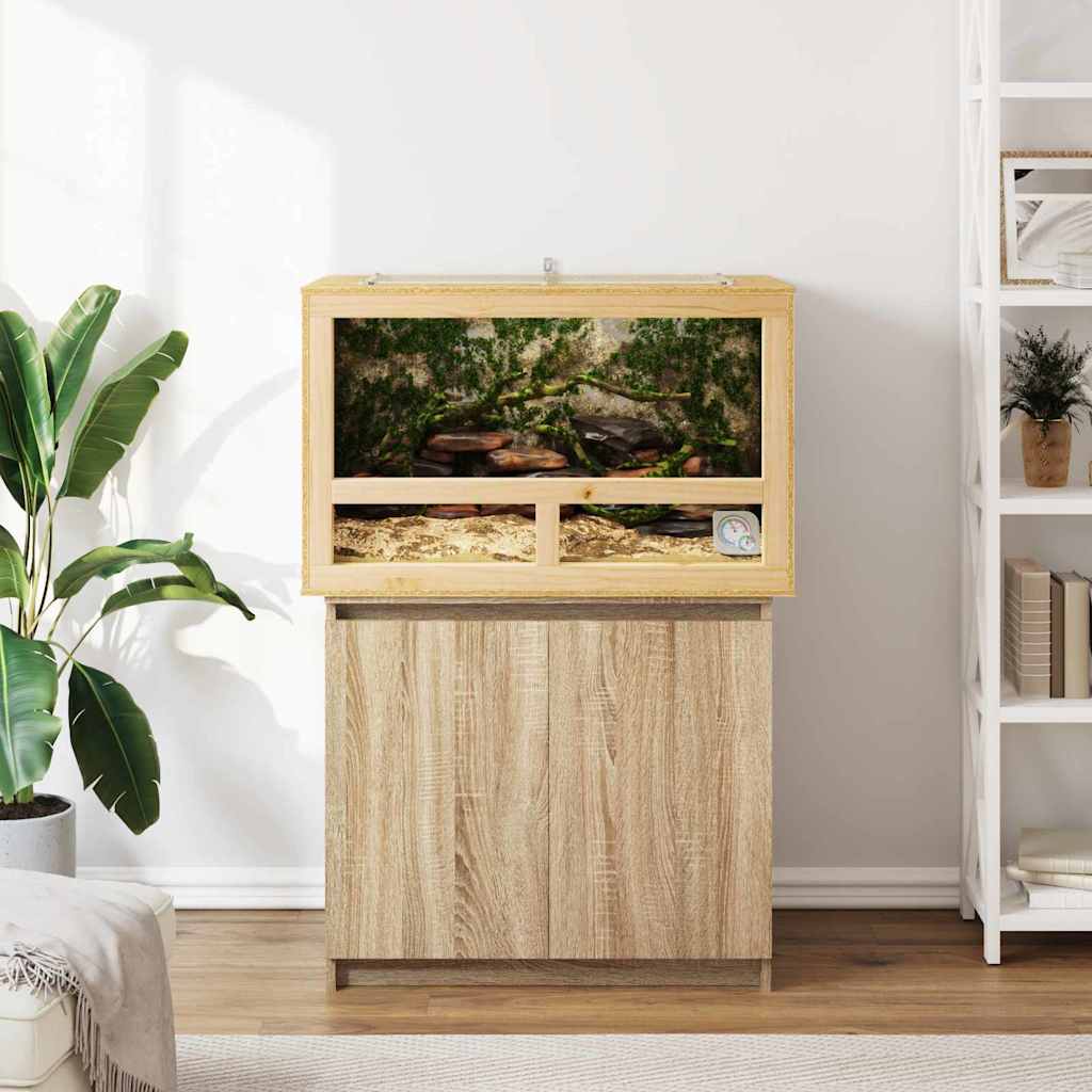 Terrarium Καφέ 80 x 50 x 50 εκ OSB