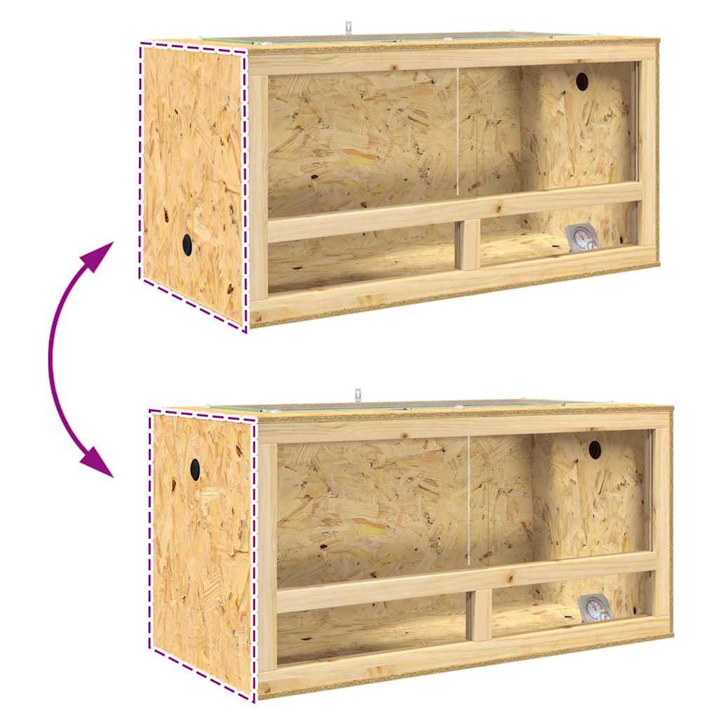 Terrarium Καφέ 100 x 50 x 50 cm OSB