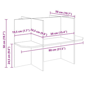 Βάση Terrarium Καφέ 80 x 50 x 50 εκ OSB
