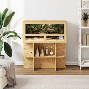 Βάση Terrarium με ράφι Καφέ 80 x 40 x 50 cm OSB