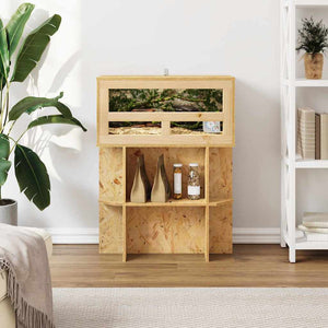 Βάση Terrarium με ράφι Καφέ 60 x 30 x 50 εκ. OSB - Pakobazaar