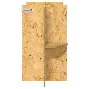 Βάση Terrarium με ράφι Καφέ 60 x 30 x 50 εκ. OSB - Pakobazaar