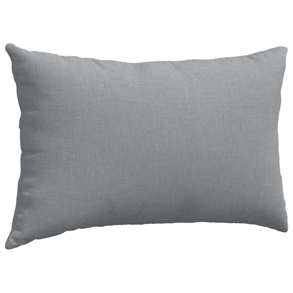 Μαξιλάρι Καναπέ 2 pcs Ανοιχτό γκρι 50 x 30 cm ύφασμα - Pakobazaar
