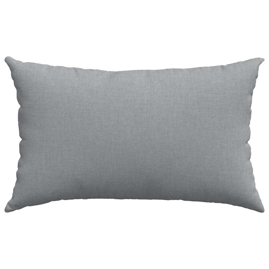 Μαξιλάρι Καναπέ 2 pcs Ανοιχτό γκρι 50 x 30 cm ύφασμα - Pakobazaar