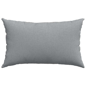 Μαξιλάρι Καναπέ 2 pcs Ανοιχτό γκρι 50 x 30 cm ύφασμα - Pakobazaar