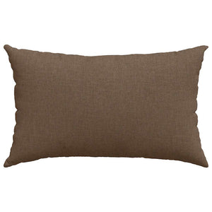 Μαξιλάρι Καναπέ 2 pcs Καφέ 50 x 30 cm ύφασμα - Pakobazaar