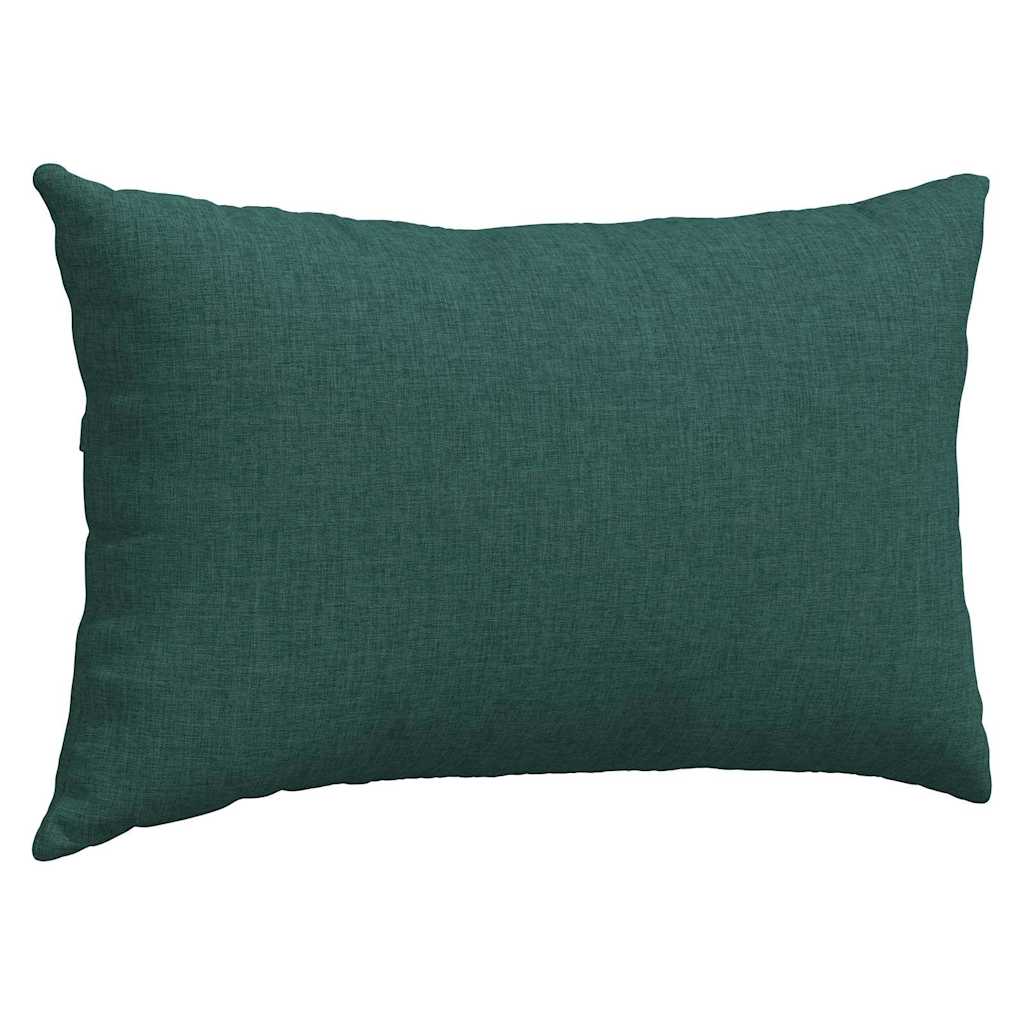 Μαξιλάρι Καναπέ 2 pcs Σκούρο Πράσινο 50 x 30 cm ύφασμα