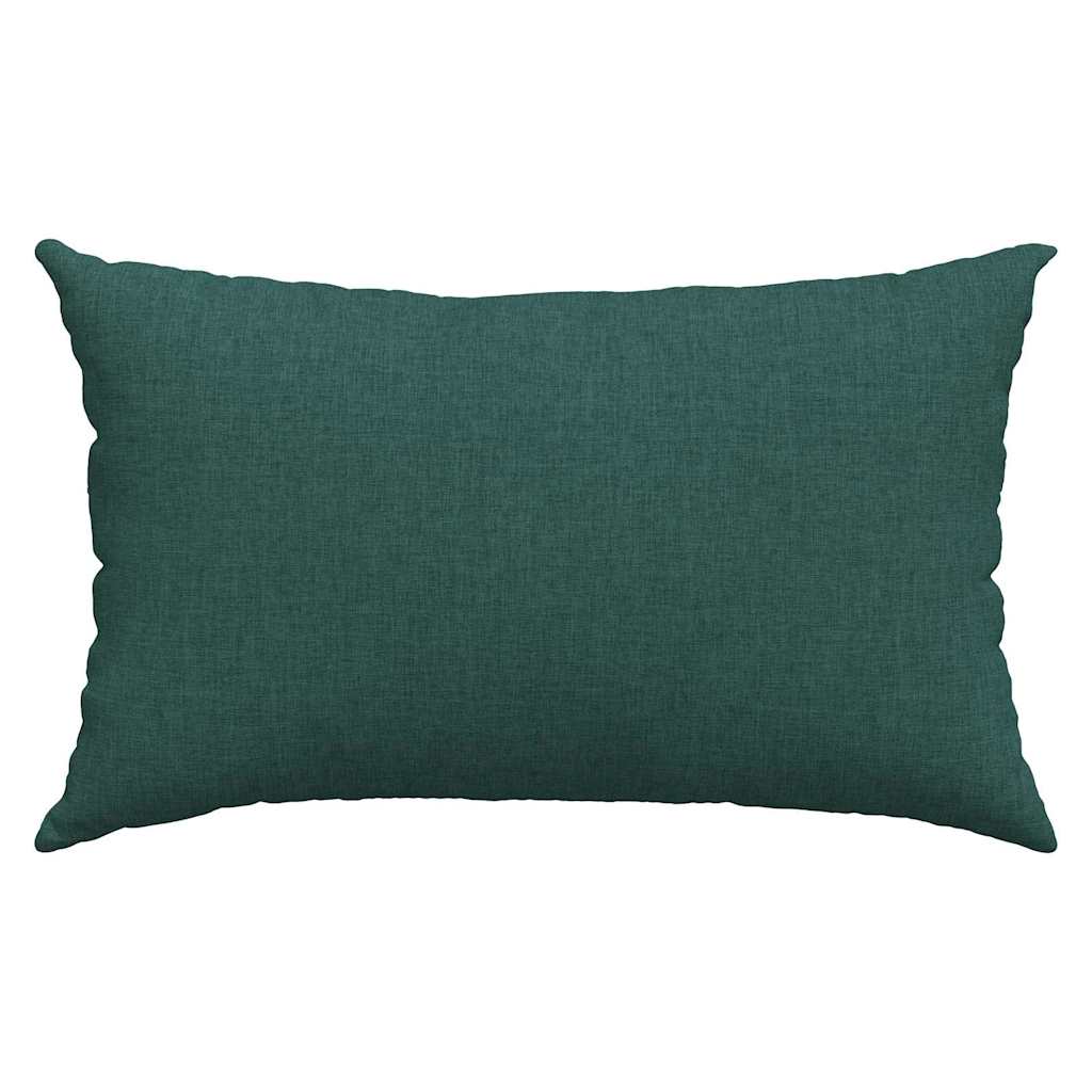 Μαξιλάρι Καναπέ 2 pcs Σκούρο Πράσινο 50 x 30 cm ύφασμα