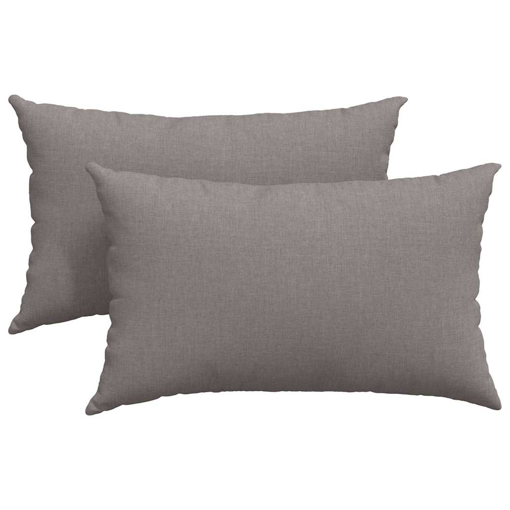 Μαξιλάρι Καναπέ 2 pcs Taupe 50 x 30 cm ύφασμα