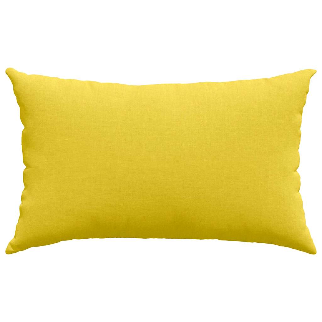 Μαξιλάρι Καναπέ 2 pcs Απαλό Κίτρινο 50 x 30 cm ύφασμα