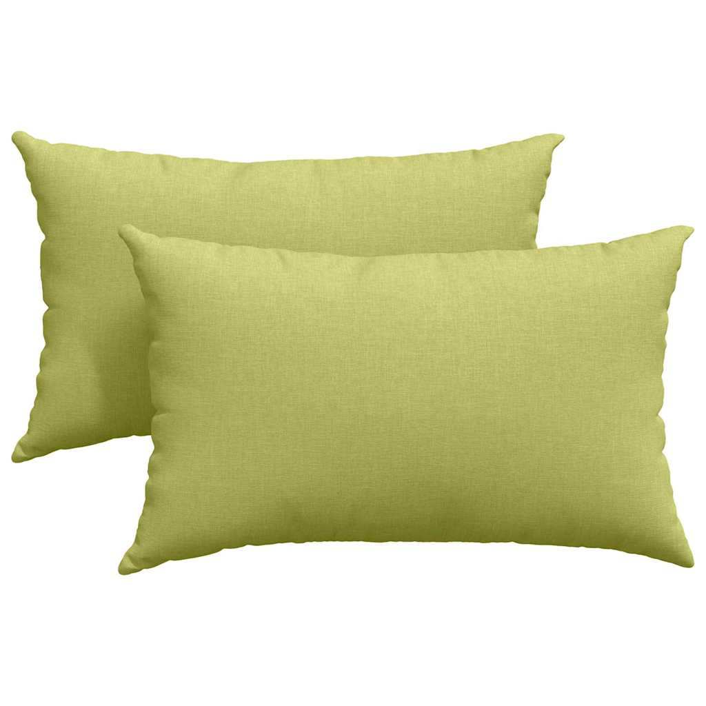 Μαξιλάρι Καναπέ 2 pcs Ανοιχτό Πράσινο 50 x 30 cm ύφασμα