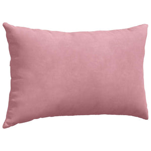 Μαξιλάρι Καναπέ 2 pcs Ροζ 50 x 30 cm Υφασμάτινο Κορντουρά