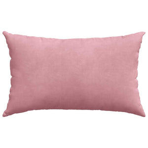 Μαξιλάρι Καναπέ 2 pcs Ροζ 50 x 30 cm Υφασμάτινο Κορντουρά