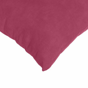 Μαξιλάρι Καναπέ 2 pcs Μπορντό 50 x 30 cm Υφασμάτινο Κορντουρά