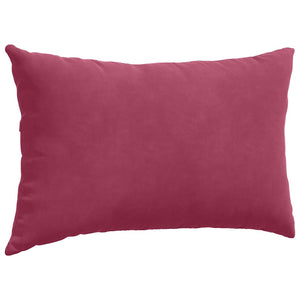 Μαξιλάρι Καναπέ 2 pcs Μπορντό 50 x 30 cm Υφασμάτινο Κορντουρά